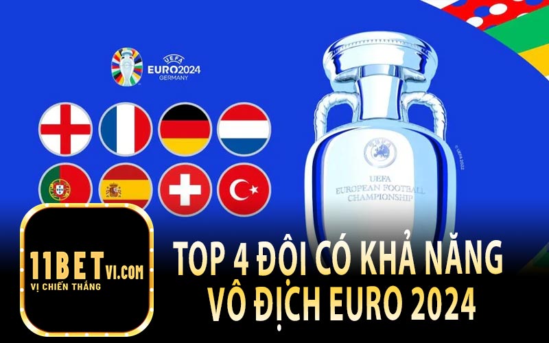 Top 4 Đội Có Khả Năng Vô Địch Euro 2024